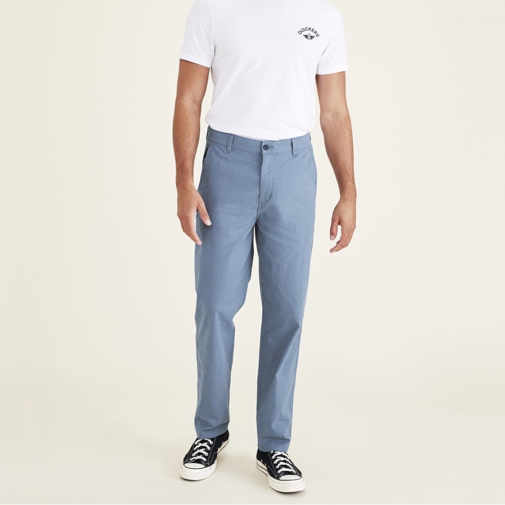 Dockers Blue Straight Fit Pants